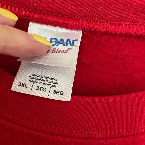 Men’s Substantial Santa Sweatshirt Does This Suit Make Me Look Fat 3XLTG - Picture 7 of 15